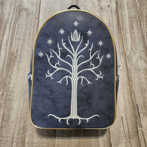 Loungefly Handbags - Loungefly Lord Of The Rings White Tree of Gondo Mini Backpack Embroidered Rare